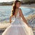 Fmogl A-Line Romantic Vintage Wedding Dresses Sweetheart Spaghetti Straps Vestido De Novia Appliques Delicate Bride Dress