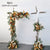 Wedding Arch Orange Autumn Artificial Floral Wedding Decoration Flower Row Pre-Function Area Stage Background Floral Decoration