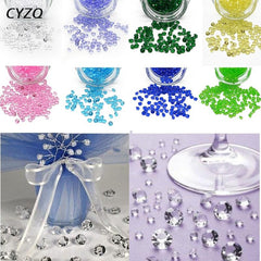 1000PCS 4.5mm Acrylic Crystals Confetti Wedding Table Scatters Decoration  Centerpiece Event Party Supplies