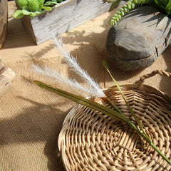 10PCS Artificial Flowers Plastic Green Grass