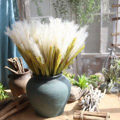 10PCS Artificial Flowers Plastic Green Grass