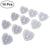 10PCS Hollow Flower Cut Name Place Card Table Decoration Small Tent Cards for Wedding Party