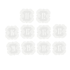 10Pcs Hollow Flower Cut Name Place Card Table Decoration Small Tent Cards for Wedding Party