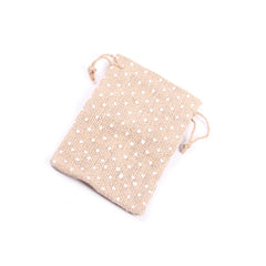 10Pcs Linen Drawstring Bag