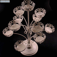 11 Cups Iron Cupcake Stand