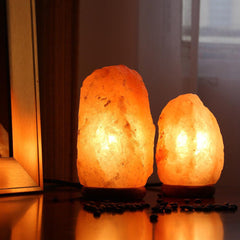 110V Himalayan Natural Air Purifier Salt Lamp
