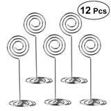 12pcs Photo Holder Stands Table Number Card Holders Place Card