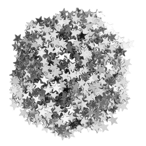 15g Star Table Confetti Wedding Birthday Party Scatter DIY for Wedding Christmas Birthay Party Carnival 6mm Silver