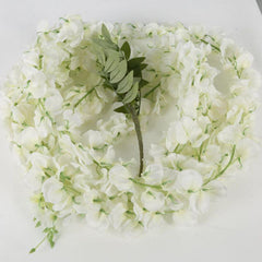 1pcs White Wisteria Garland