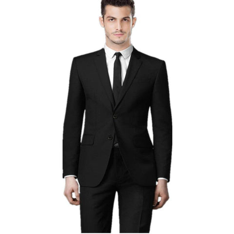 2 Pcs Slim Fit  Mens Suit