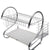 2-Tier  Stainless Steel Dish Drying Rack