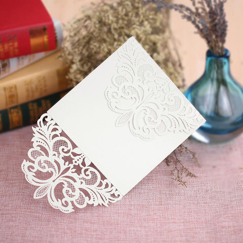 20Pcs Romantic Wedding Party Invitation Card