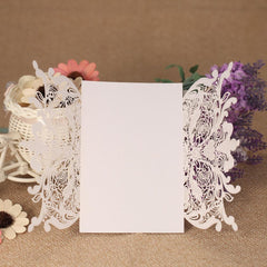 20pcs/set Wedding Invitation Card Set Pearl