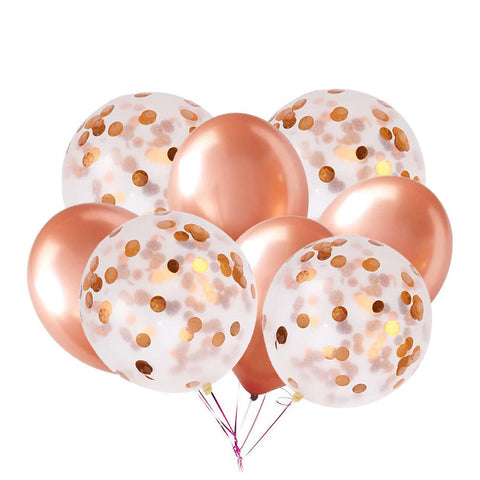 24Pcs Confetti Balloons Sequins Latex Balloons 18 Inch