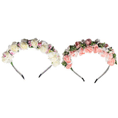 2Pcs Flower  Hair Band