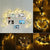 30 LEDs leaf garland battery operated