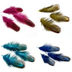 50PCS Dyed Plumas De Colores Natural Pheasant Feathers