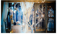 5M 10mm DIY Garland Diamond Acrylic Crystal Beads Strand