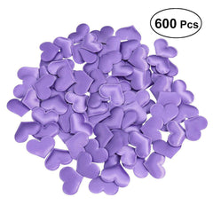 600pcs Artificial Petals Love Heart Fake Sponge Heart