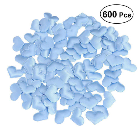 600pcs Artificial Petals Love Heart Fake Sponge Heart