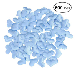 600pcs Artificial Petals Love Heart Fake Sponge Heart