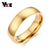 6mm Classic Wedding Ring for Men Gold / Blue / Silver Color Stainless Steel