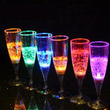 6pcs/set LED Champagne  Flute's Light Up Cup