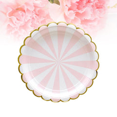 8Pcs 7Inch Disposable Paper Dinner Plates