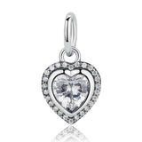 925 Sterling Silver Love Heart Pendant Necklace