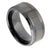 9mm Men's Ceramic Zebra Wood Inlay Wedding Ring