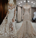 #4055 2 piece in 1 BOHO bohemian long sleeve destination Wedding Dress pre wedding shoot post Bride Gown