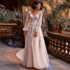 Vintage Lacy Wedding Dress