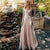 Champagne A Line Wedding Dresses with Lace Appliques Floor Length Long Sleeves Vestido De Noiva Bridal Gown Robe De Mariée