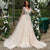 Gorgeous Lace Detachable Train Backless Mermaid Wedding Dress Charming V-Neck Long Sleeve Embroidery Beaded Princess Bridal Gown