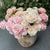 9Head Artificial Pink Rose Bouquet Flower Wedding Bridal Photography Props Home Garden Decoration Simulation Silk Rose Bouquet