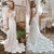 Modern Bridal Mermaid Beach Lace Wedding Dress for Women 2023 Wedding Gowns Sleeveless Open Back vestidos de novia Roycebridal