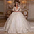 Vintage 2023 Lace Wedding Dresses Princess Ball Gown Beading Bridal Gowns Shinny Tulle Long Sleeves Ivory Dubai Marriage Dress