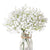 3PCS Babys Breath Artificial Flowers Fake Flowers Gypsophila White DIY Floral Bouquet Arrangement Wedding Home Decor Accessories