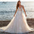 Fmogl A-Line Romantic Vintage Wedding Dresses Sweetheart Spaghetti Straps Vestido De Novia Appliques Delicate Bride Dress