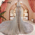 Luxurious Wedding Dress With Pearls Dubai Sparkle Mermaid Sleeveless High Neck Bridal Gowns White Bride Robes Custom Made