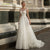 Loverxu A-Line Exquisite Wedding Dresses 2023 O-Neck Cap Sleeve Vestido De Novia Lace Beading Pearls Stunning Robe De Mariee