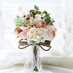 New Artifical Rose Flowers Bridal Wedding Bouquets Bridesmaid Marriage Accessories Party Deco Novias Ramo De Novia Calas