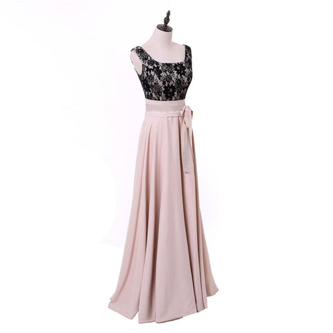 A-line Chiffon Lace With Lace Jacket