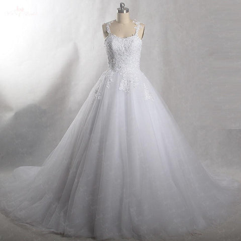 Appliques Wedding Dress