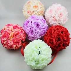 Artificial Silk Flower Rose Balls
