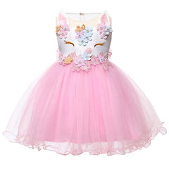 Babies Unicorn Dress And Headpiece
