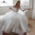 Ball Gown Cap Sleeve Tulle Lace Beaded Sequins Luxury Wedding Dress