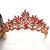 Baroque Bronze Black Red Crystal Bridal Tiaras