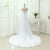 Beaded Strapless Bodice A Line Satin Wedding Dress