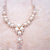Beautiful Faux Pearl and Crystal Necklace